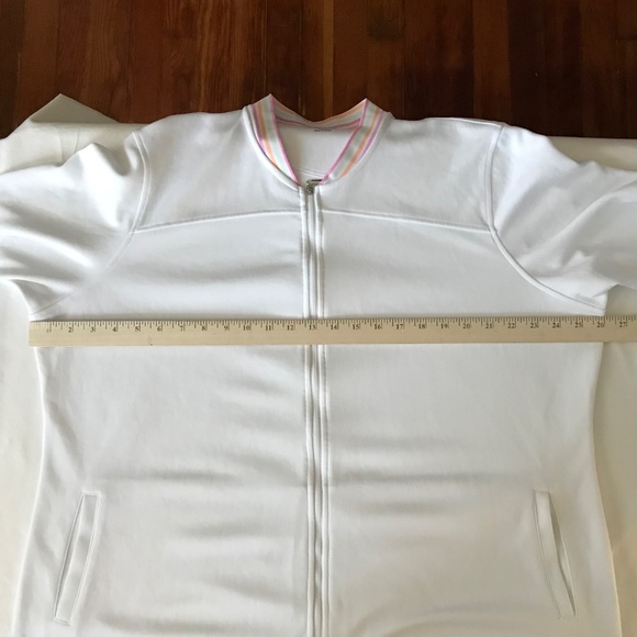 PEBBLE BEACH Golf Jacket Dry-Luxe Performance Zip Up White Women’s Size XXL 2X - Picture 11 of 16